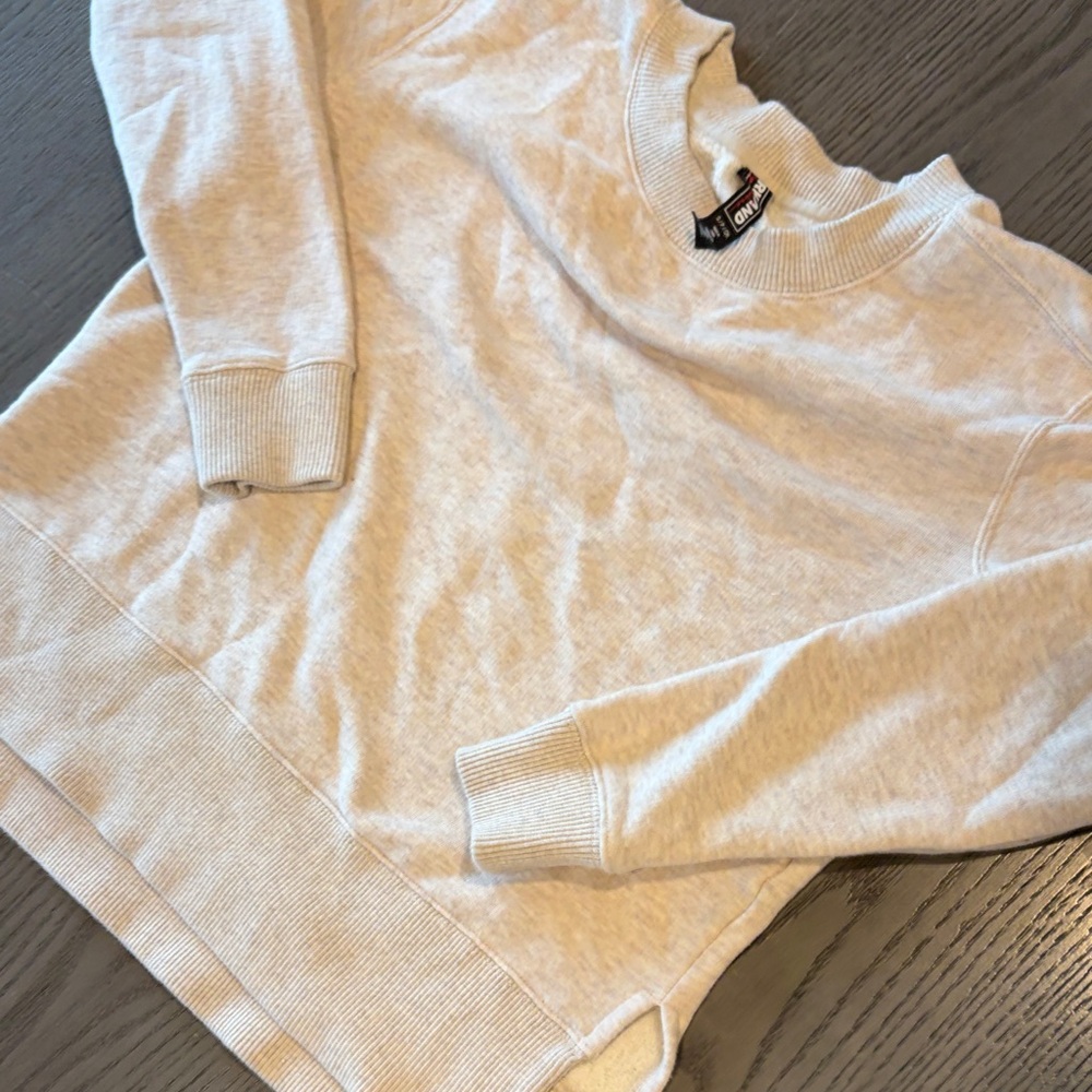 Kirkland Signature Light Oatmeal Crewneck Sweatshirt